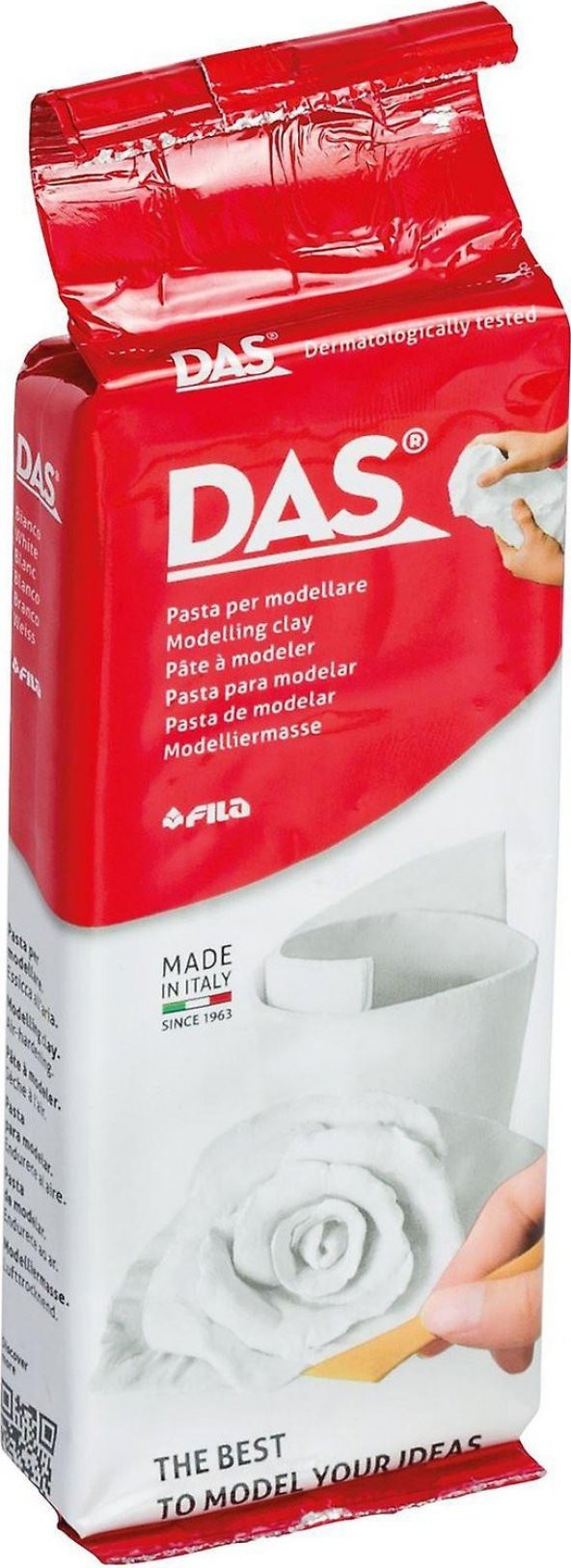 Das Seramik Hamuru, Beyaz Renk 250 gr ürün görseli 1