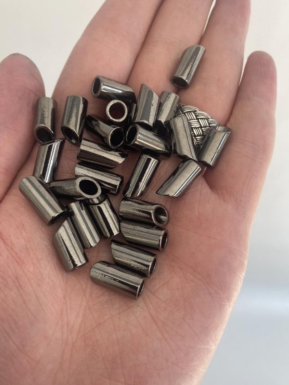 Kordon Metal Bağ Ucu 7,2 mm Siyah 20 Adet ürün görseli 1