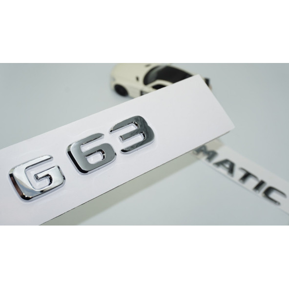 DK Tuning G63 4Matic Bagaj Krom ABS Yazı Logo Benz İle Uyumlu ürün görseli 1