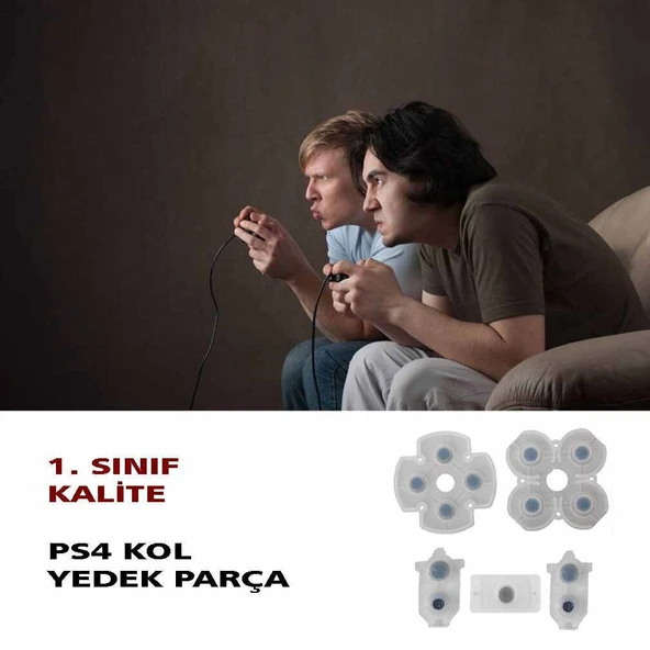 Playstation 4 Tamir 030 040 050 055 İç Lastik Silikon ve Tornavida Seti PS4 Kol Yedek Parça - Resim 2