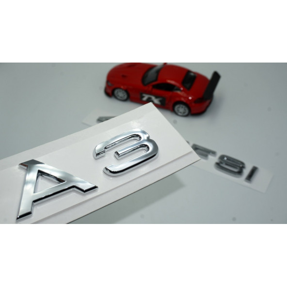 Audi A3 40 TFSi Krom ABS 3M 3D Bagaj Yazı Logo Orjinal Ürün ürün görseli 1