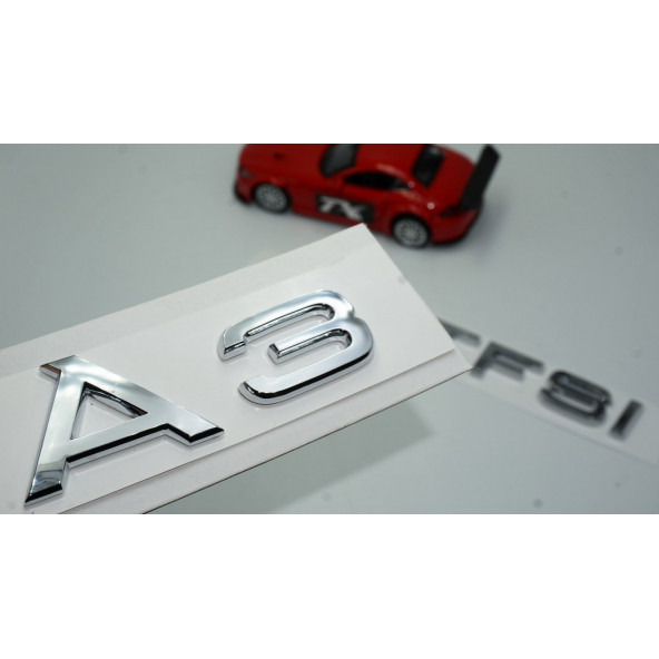 Audi A3 45 TFSi Krom ABS 3M 3D Bagaj Yazı Logo Orjinal Ürün ürün görseli 1