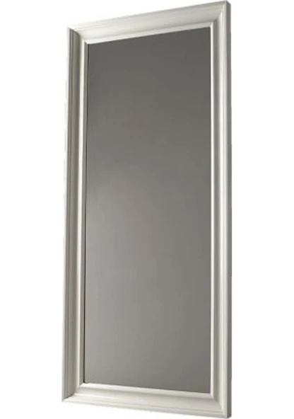 Uzun 40x100 cm Kahverengi Altın Varak Ahşap Çerçeveli Boy Salon Aynası ürün görseli 1