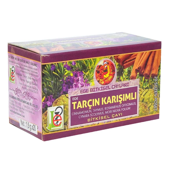 Tarçın Karışımlı Bitkisel Çay 20 Süzen Poşet - Resim 3