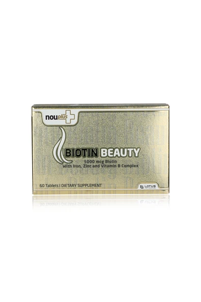 NOUPLUS BİOTİN BEAUTY 5000 MCG 30 TB ürün görseli 1