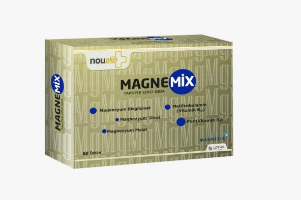 Nouplus Magnemix 60 tablet ürün görseli 1