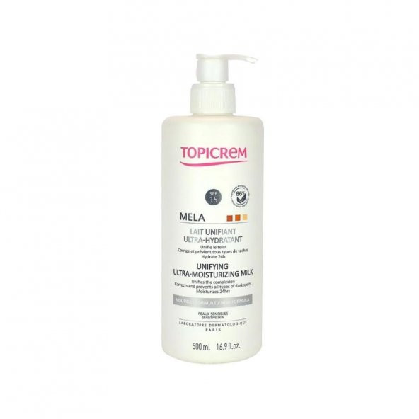 MELA Unifying Ultra Moisturizing Milk SPF15 Güneş Korumalı Aydınlatıcı Vücut Sütü 500ml ürün görseli 1