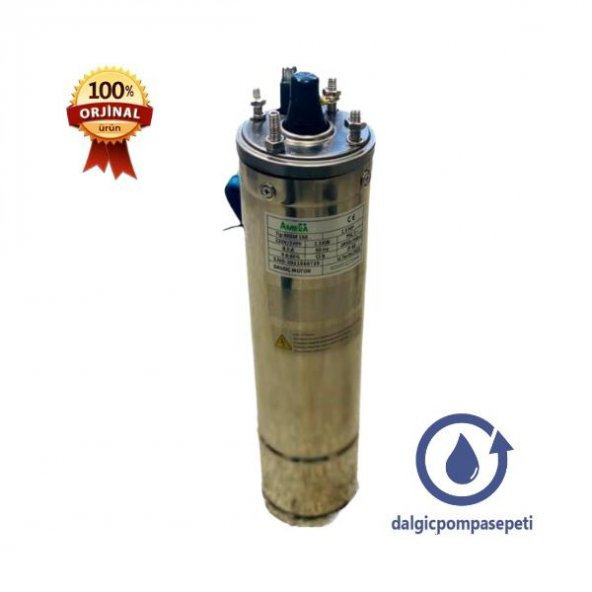 Amega 4" ECO M 300 - 220 V Dalgıç Pompa Motoru - 3 Hp ürün görseli 1