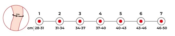 ELASTİK DİZLİK ÇORAPSIZ  VARİS  DİZLİK VARİTEKS 803 - Resim 2