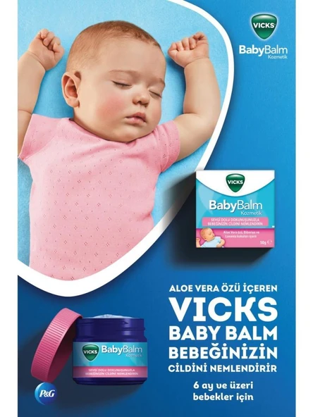 Vicks Baby Balm Nemlendirici 50 Gr - Resim 3