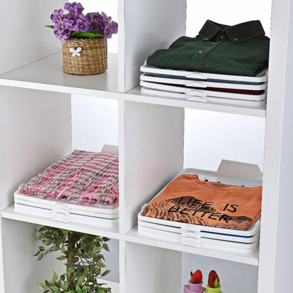 12li Tişört Düzenleyici Gömlek T-shirt Elbise Organizer ürün görseli 1