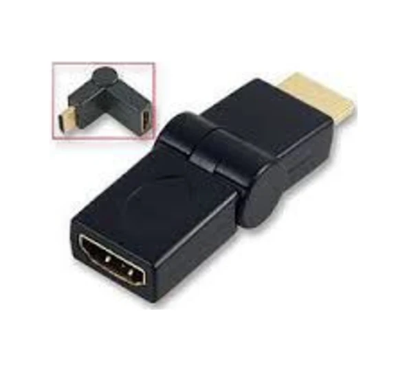 Hdmı L Aparat-Hdmı 180 Derece Dirsek Adaptör Hdmı Erkek Dişi ürün görseli 1