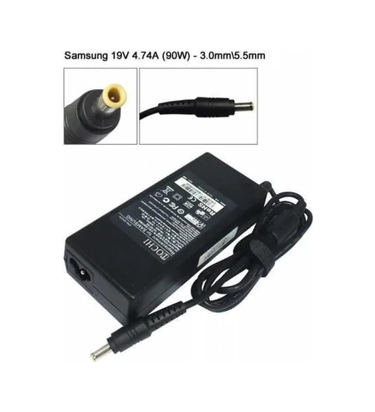Samsung Uyumlu Notebook Adaptör-Şarj Cihazi-19V x 4.74A 5.5 x 3.0 N11.62396 ürün görseli 1