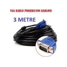 3 Metre Vga Kablo - Resim 2