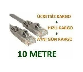 10 Metre Cat5 Ethernet Pacth Kablo ürün görseli 1
