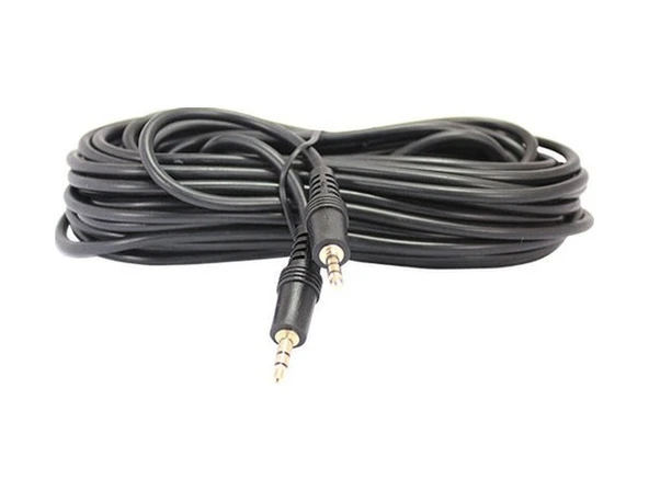 10 Metre Aux Kablo-3.5 Mm Erkek/Erkek 10 Metre Stereo Kablo ürün görseli 1