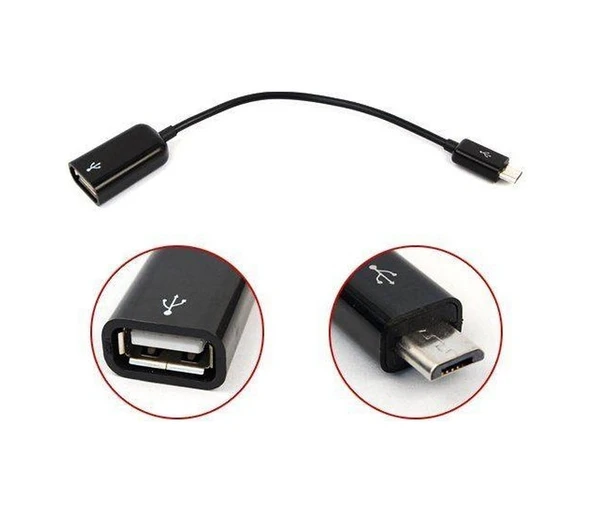 Otg Kablo-Mikro Giriş Tablet.Telefon Usb Çevirici - Resim 2