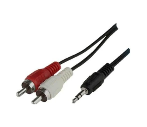 2 Rca To 3 5 Jack Aux Kablo-Ses Sistemi Kablosu 1 5 Metre ürün görseli 1