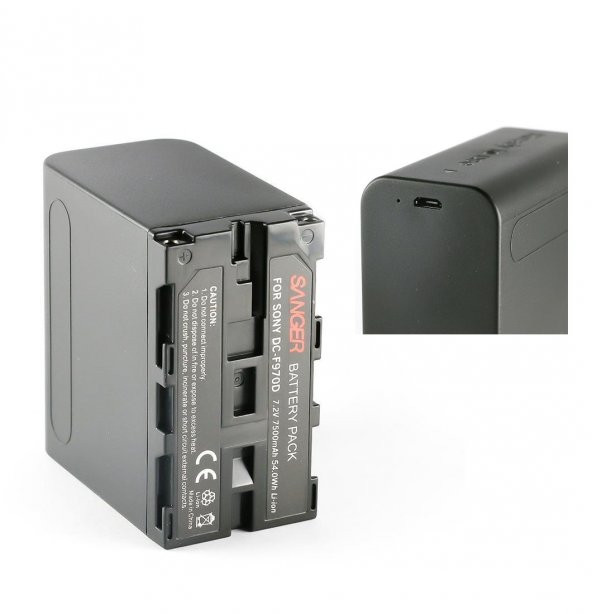 SANGER USB Çıkışlı F970M, 96 Led Kamera Işığı Bataryası ürün görseli 1
