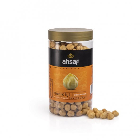 AHSAF İÇ FINDIK KAVRULMUŞ PET KAVANOZ 500 GR ürün görseli 1