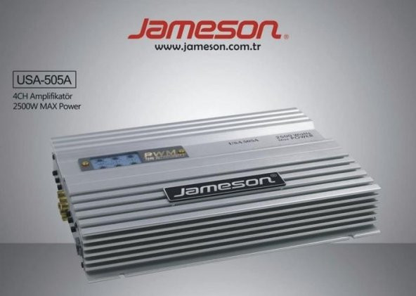JAMESON USA-505A 4ch 2500W OTO ANFİ ürün görseli 1