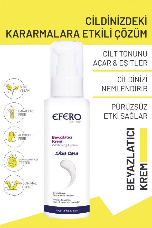Beyazlatıcı Ve Cilt Tonu Eşitleyici Krem Anti Pigmentation Blemish Whitening Cream 100 Ml ürün görseli 1