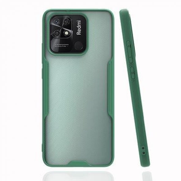 Xiaomi Redmi 12C Kılıf Kamera Korumalı Arkası Şeffaf Silikon ürün görseli 1