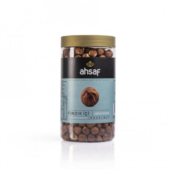 AHSAF İÇ FINDIK ÇİĞ PET KAVANOZ 500 GR - Resim 3