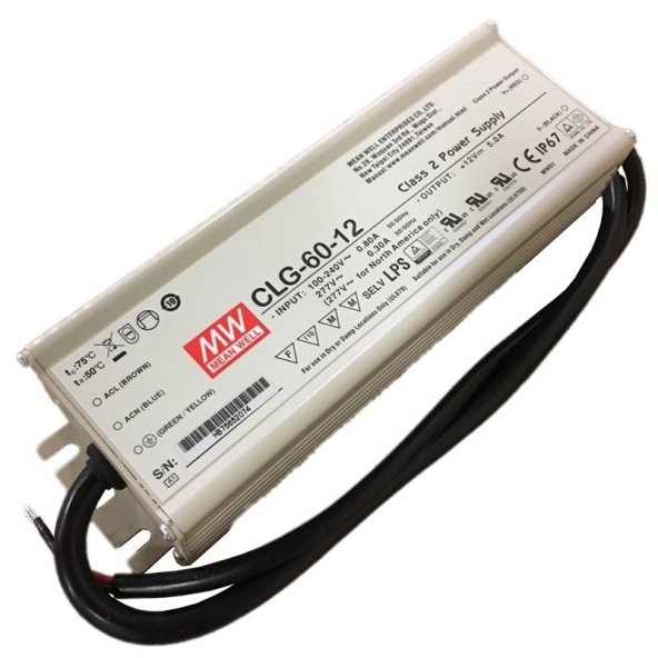 CLG-60-12 12V 5A IP67 Led Sürücü Adaptör ürün görseli 1
