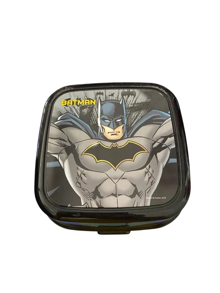 Batman Beslenme Kutusu Siyah 4 Bölmeli Erkek 1 Adet Yemek Saklama Kabı Siyah Beslenme Çantası ürün görseli 1