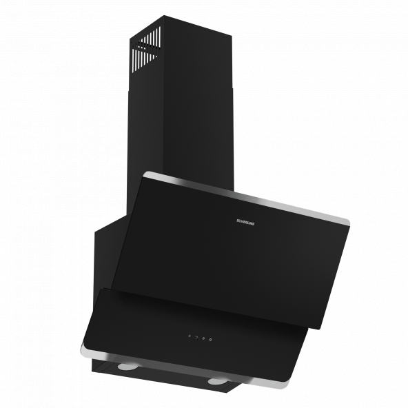 Silverline 3490 Oslo Siyah Cam Davlumbaz 60 Cm ürün görseli 1