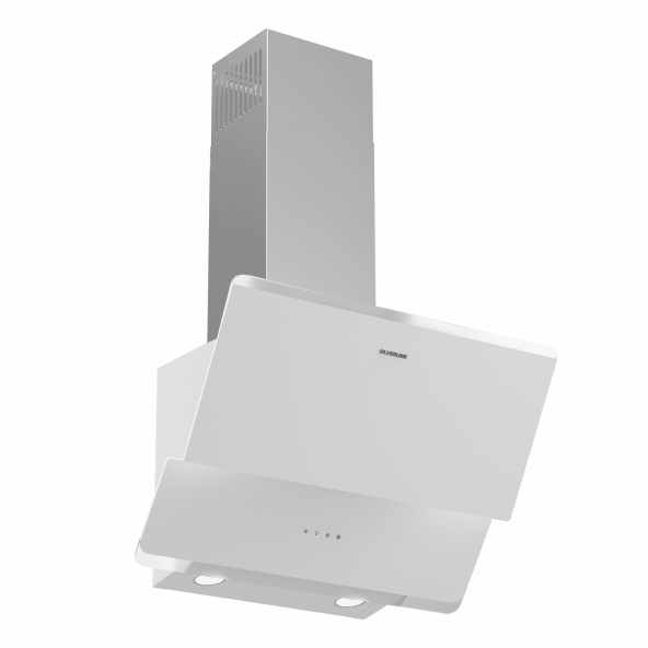 Silverline 3490 Oslo Beyaz Cam Davlumbaz 60 Cm ürün görseli 1