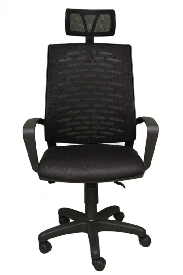 OFİS BÜRO CONCEPT Sofya Müdür Ofis Çalışma Koltuğu Öğrenci Sandalyesi Makam Koltuğu Fileli Siyah ürün görseli 1