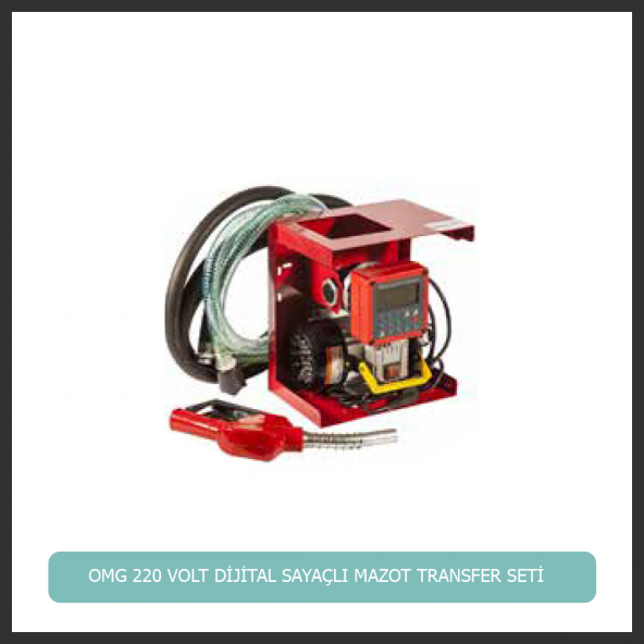 OMG 220 VOLT DİJİTAL SAYAÇLI OTOMATİK MAZOT TRANSFER SETİ ürün görseli 1