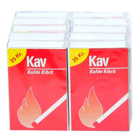 Kav Kibrit 10 Paket (Ortalama 40 Çöp X 10 Paket) ürün görseli 1