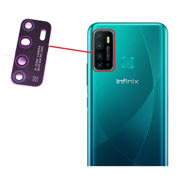 İnfinix Hot 9 Kamera Cam Lensi ürün görseli 1