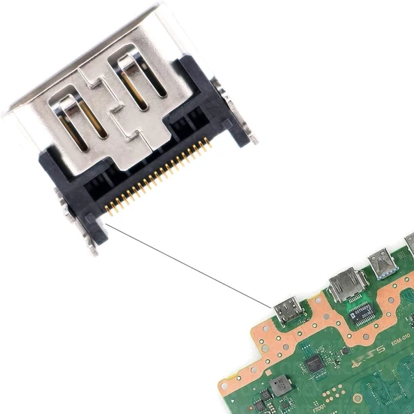 Playstation 5 Hdmi Port Soket PS5 Hdmi Tamiri PS5 Yedek Parça PS5 Tüm Modeller Uyumlu ürün görseli 1