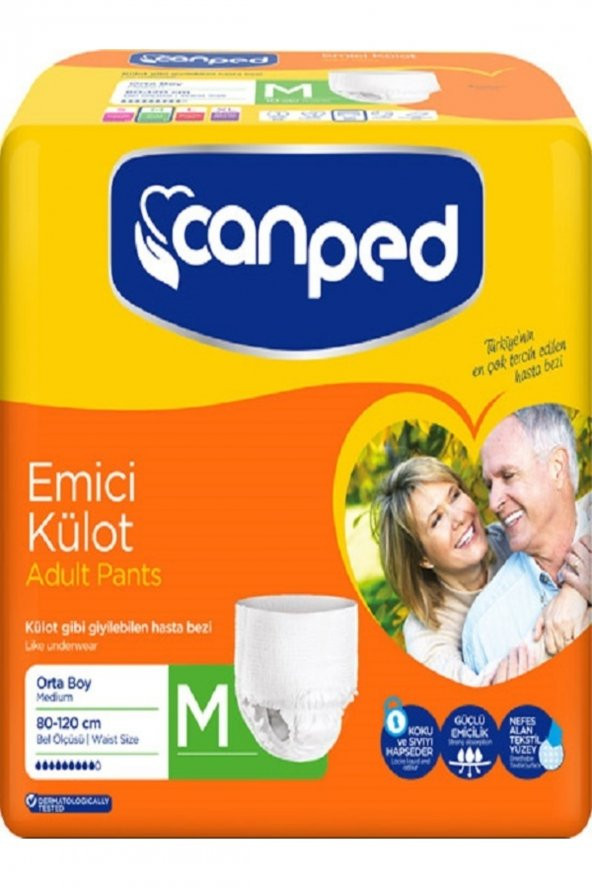 Canped Emici Külot Hasta Bezi Medium Orta Boy 30lu - Resim 3