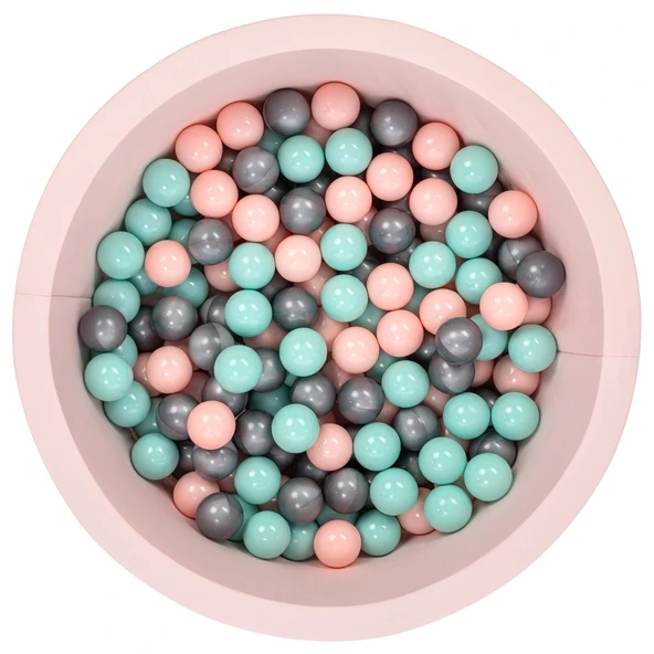 Wellgro Bubble Pops Pembe Top Havuzu-Pembe/Mint/Gri ürün görseli 1
