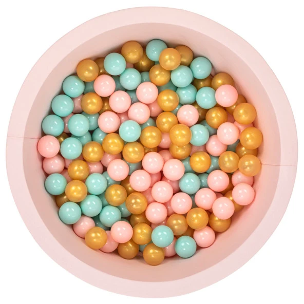 Wellgro Bubble Pops Pembe Top Havuzu-Pembe/Mint/Gold ürün görseli 1