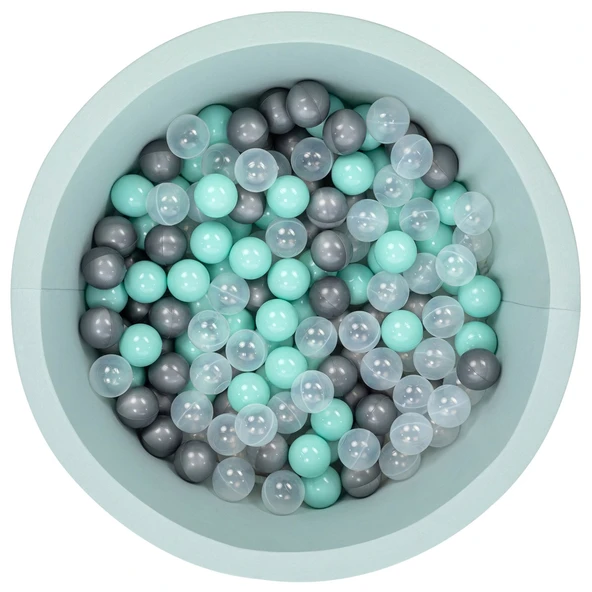 Wellgro Bubble Pops Mint Top Havuzu-Mint/Şeffaf/Gri ürün görseli 1