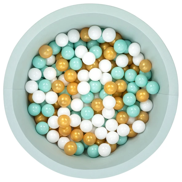 Wellgro Bubble Pops Mint Top Havuzu-Mint/Beyaz/Gold ürün görseli 1