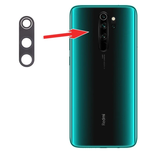 Xiaomi Redmi Note 8 Pro Arka Kamera Camı Lens ürün görseli 1