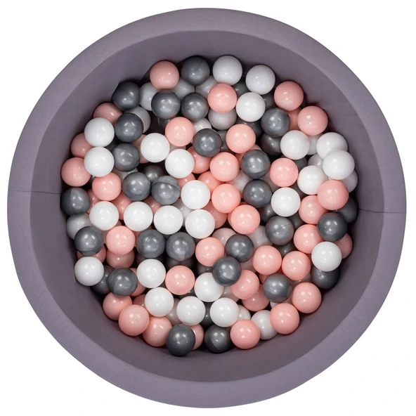 Wellgro Bubble Pops Gri Top Havuzu-Gri/Pembe/Beyaz ürün görseli 1