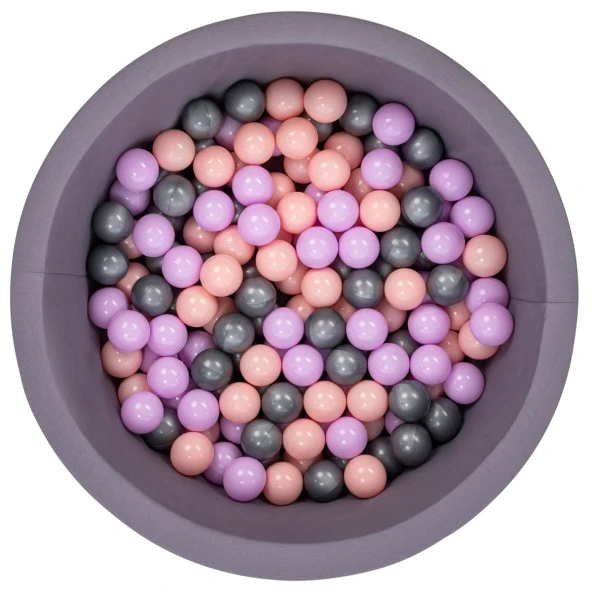 Wellgro Bubble Pops Gri Top Havuzu-Gri/Pembe/Lila ürün görseli 1