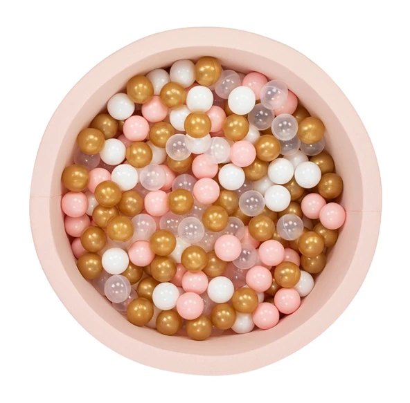 Wellgro Bubble Pops Pembe Top Havuzu  - Pembe/Beyaz/Seffaf/Gold Top ürün görseli 1