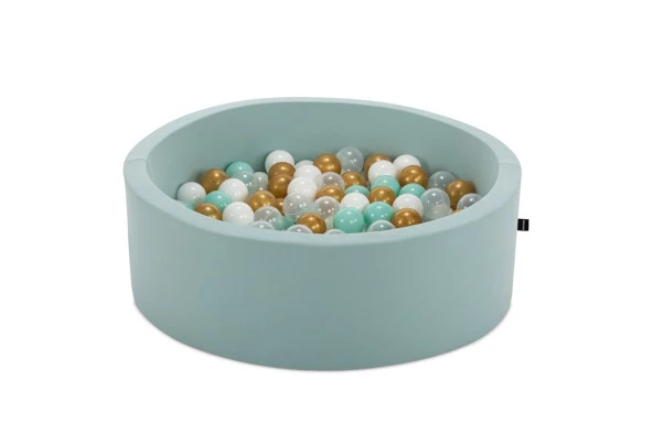 Wellgro Bubble Pop Mint Top Havuzu-Mint/Beyaz/Şeffaf/Gold ürün görseli 1