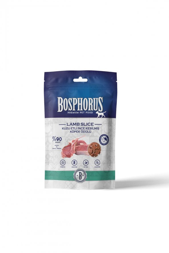 Bosphorus Kuzu Etli Ince Kesilmiş Köpek Ödülü 80 Gr ürün görseli 1