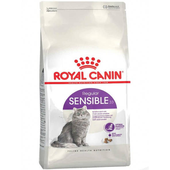Royal Canin Sensıble 33 Hassas Sindirim Sistemli Yetişkin Kuru Kedi Maması 1 Kg. Açık Paket ürün görseli 1