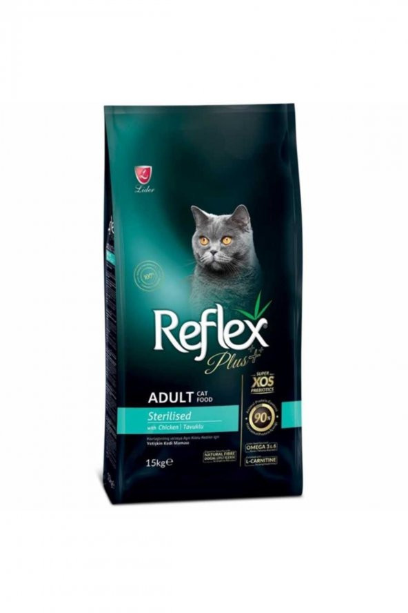 Reflex Plus Tavuklu Kısırlastırılmış Kedi Maması 2 X 1 Kg. Açık Paket ürün görseli 1